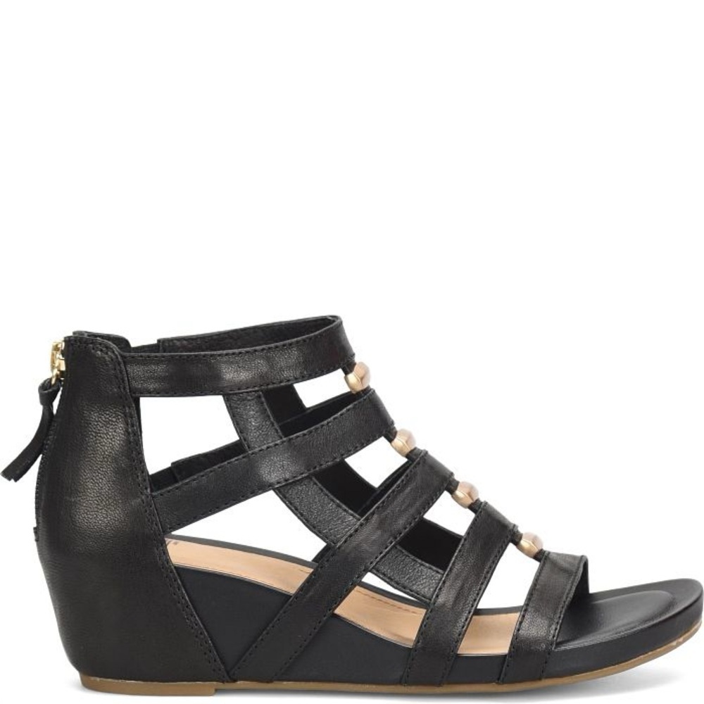Sofft Black Gladiator Wedge Sandals Rio II. SH161 - Picture 3 of 11